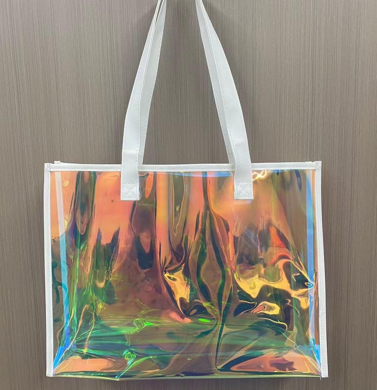 홀로그래픽 화장품 파우치 커스텀 굿즈